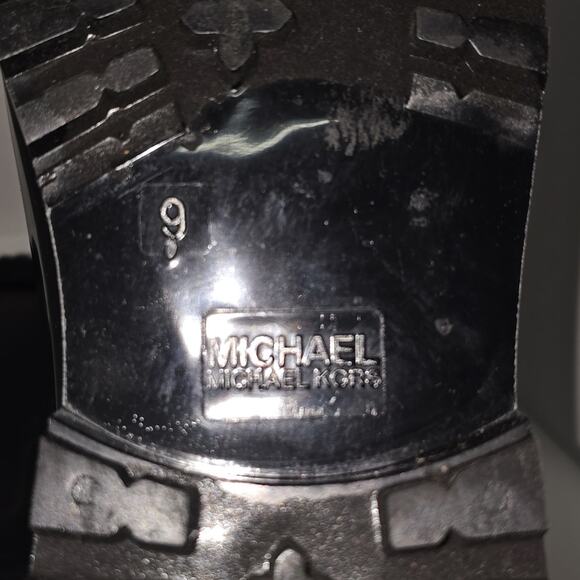 MICHAEL Michael Kors Montaigne Pull-On Rain Boots Womens Size 9M - Picture 12 of 16